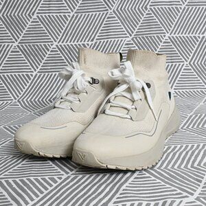 Vessi Stormburst high-Top Premium Waterproof Boot White Granite Women's size 11